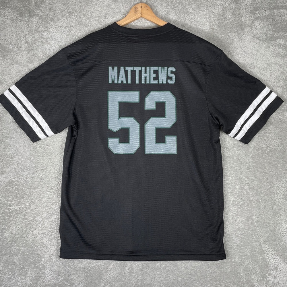 Green Bay Packers Clay Matthews Jersey Mens XL Black Mesh Shirt NFL Team Apparel